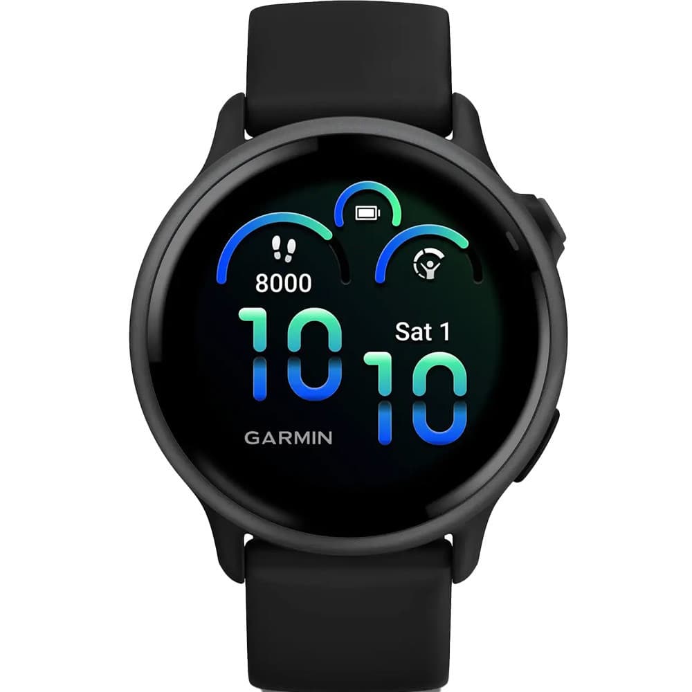 Garmin Montre Connectée Garmin Collection Vivoactive 6 en Silicone Noir