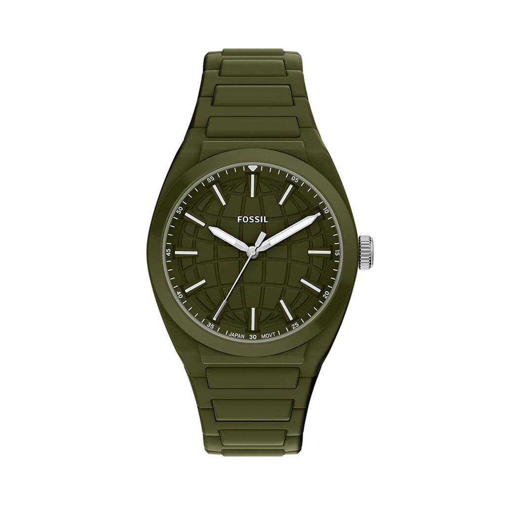 Fossil Montre Fossil Everett 3 Hand Kaki