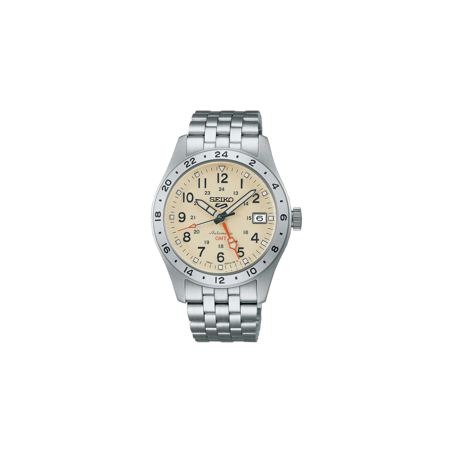 Seiko 5 Sports — cadran ivoire