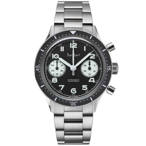 Hanhart Montre Hanhart 415 ES Reverse Panda Mécanique diamètre 39 mm- H703.211-6428