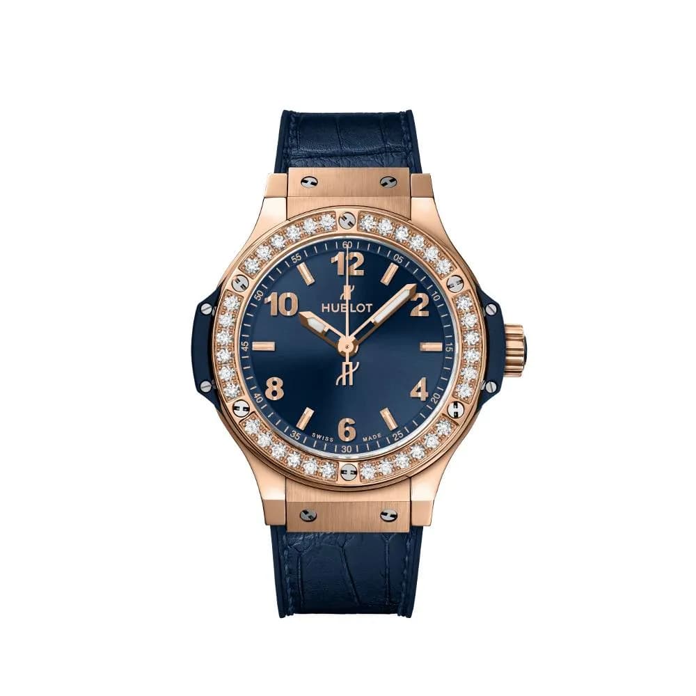 Hublot Gold Blue Diamonds