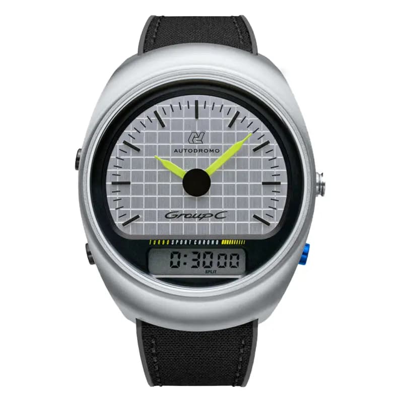 Autodromo Montre Group C Turbo Sport Silver Anodized