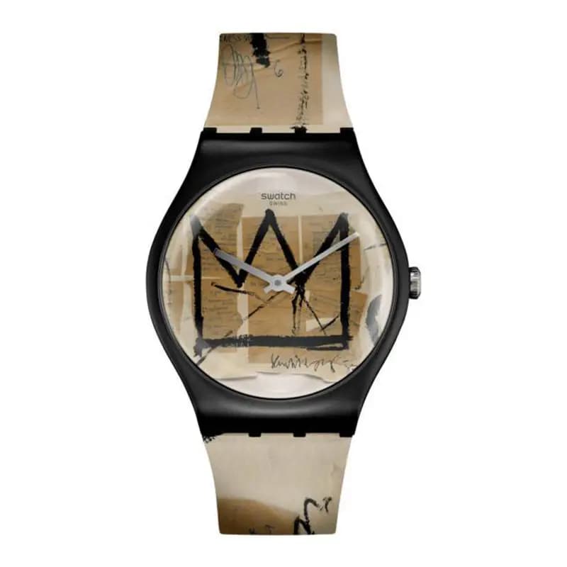 Swatch Montre Untitled By Jean-Michel Basquiat SUOZ355