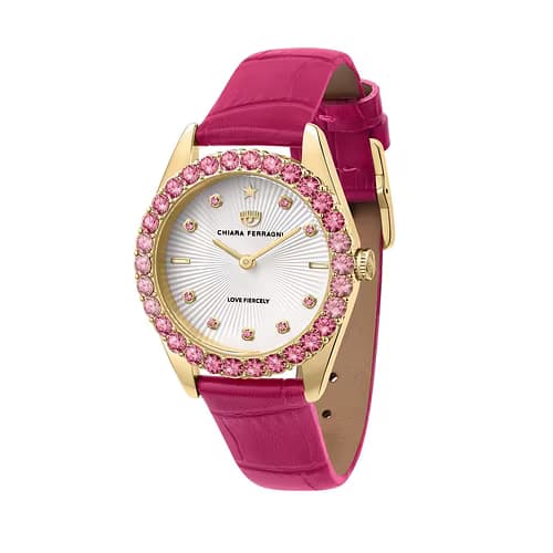 Chiara Ferragni Montre Femme Chiara Ferragni Everyday en Cuir Rose