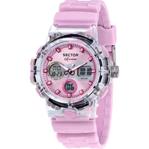 Collection Ex-46 Montre Femme Sector Plastique Bleu jaune R3251242501