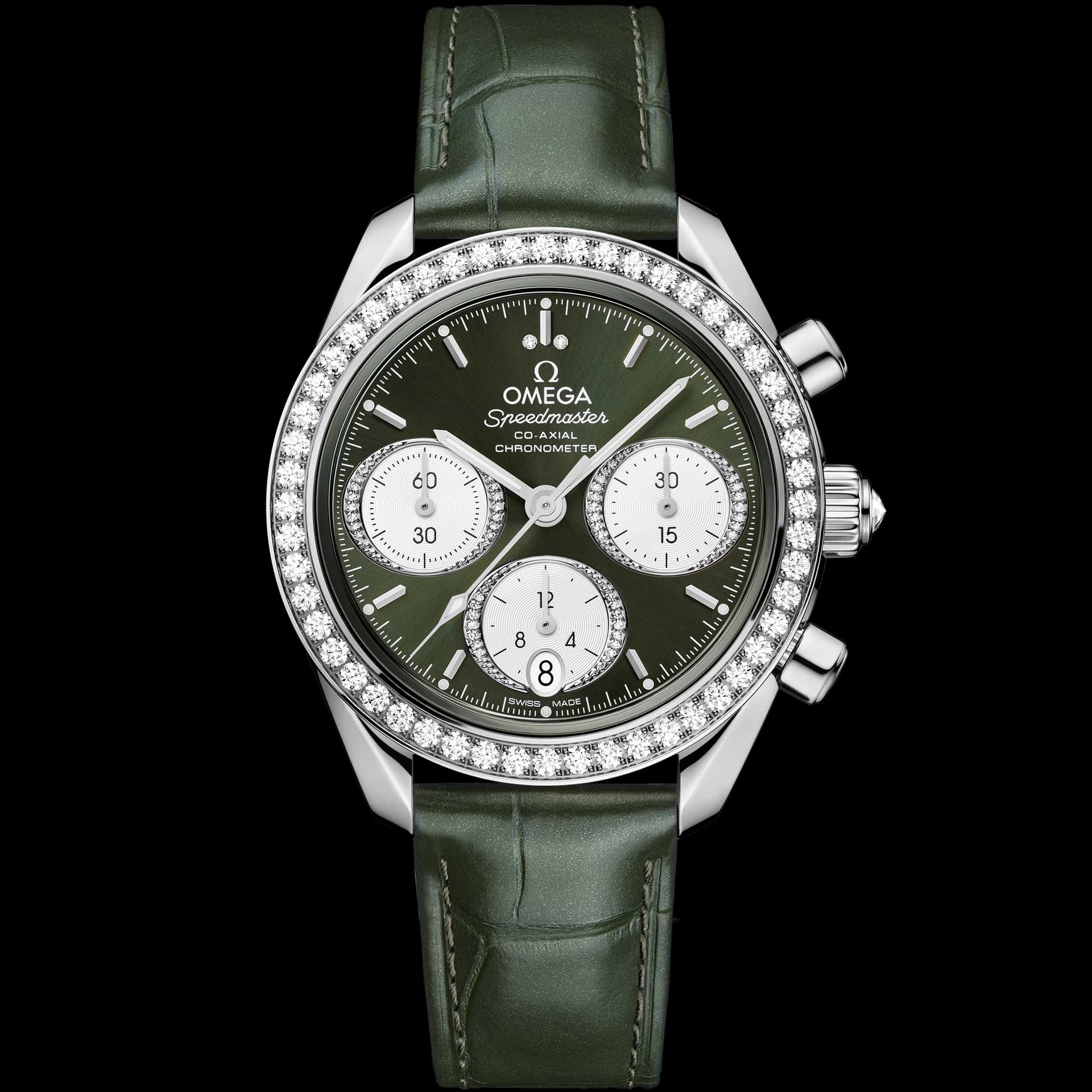 Omega Speedmaster 38 — cadran vert