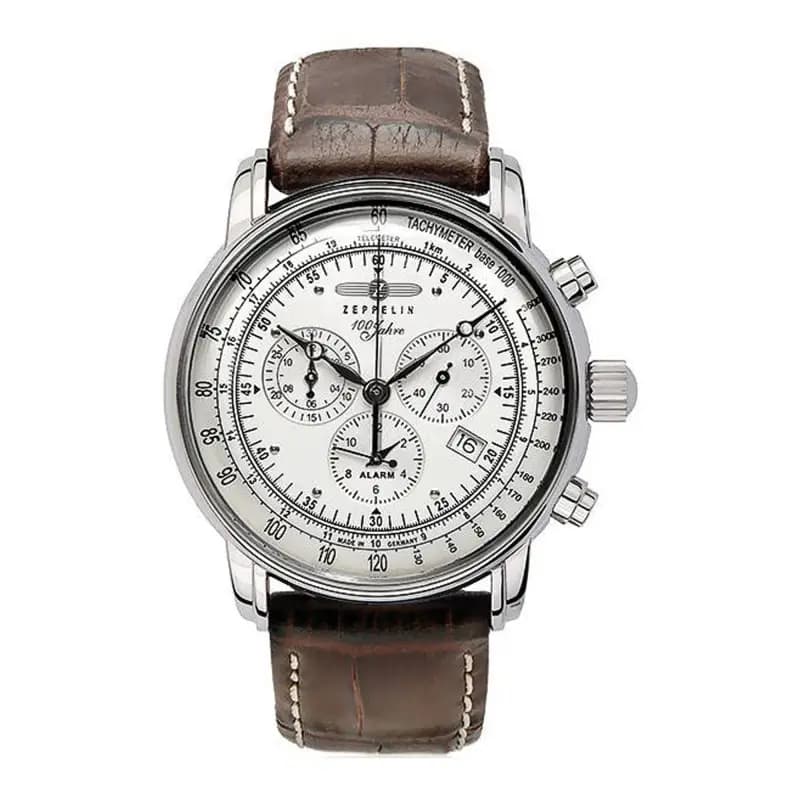 Zeppelin Montre 100 Jahre Zeppelin Chronograph Alarm 7680-1