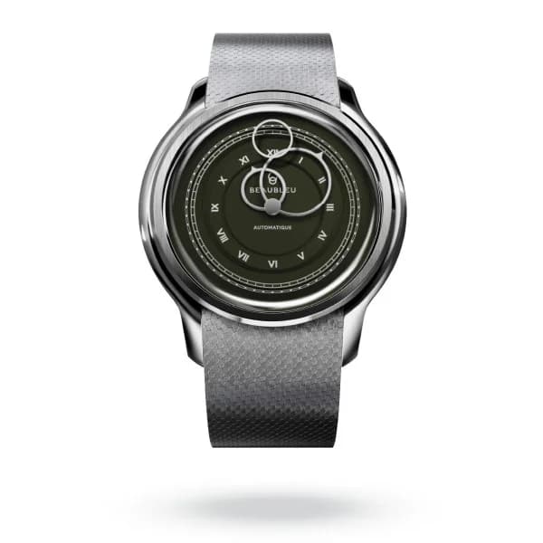 Beaubleu Montre Beaubleu la Pièce n°1 Vert Olive Bracelet Acier