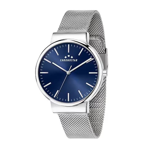Chronostar Montre Homme CHRONOSTAR METROPOL en Acier Gris et Métal Gris
