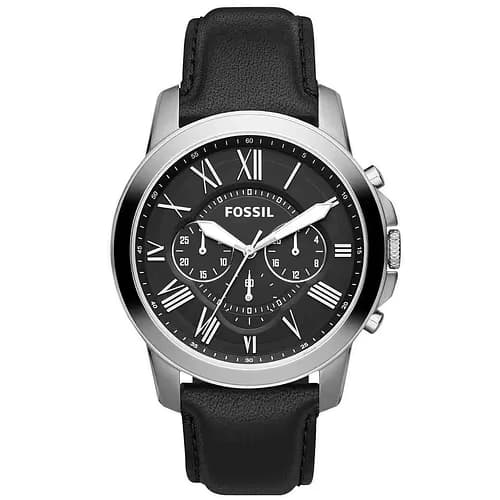 Fossil Montre Homme — bracelet cuir