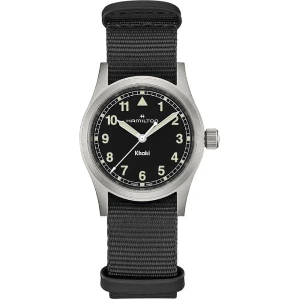 Hamilton Montre Hamilton Khaki Field Quartz 33mm Cadran Noir