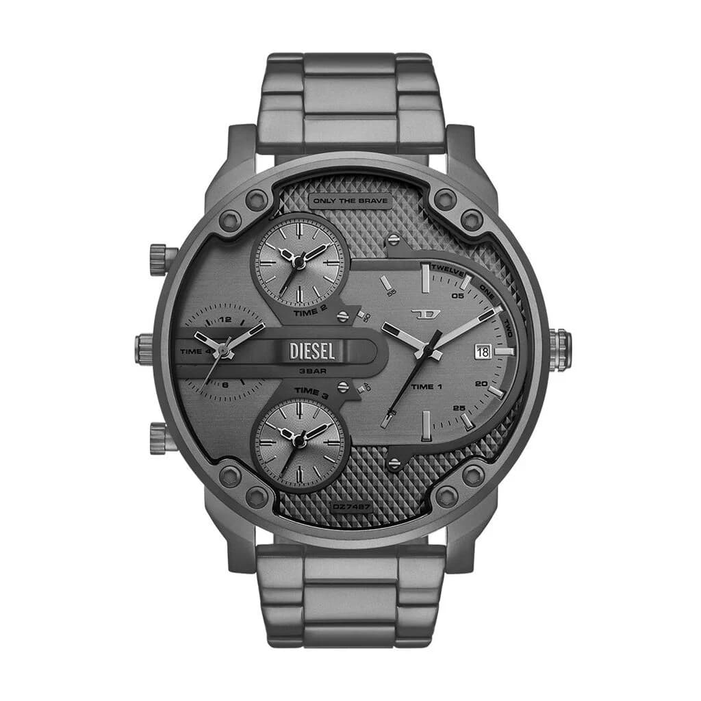 Diesel Montre Diesel Collection Mr. Daddy en Acier et PVD Gunmétal