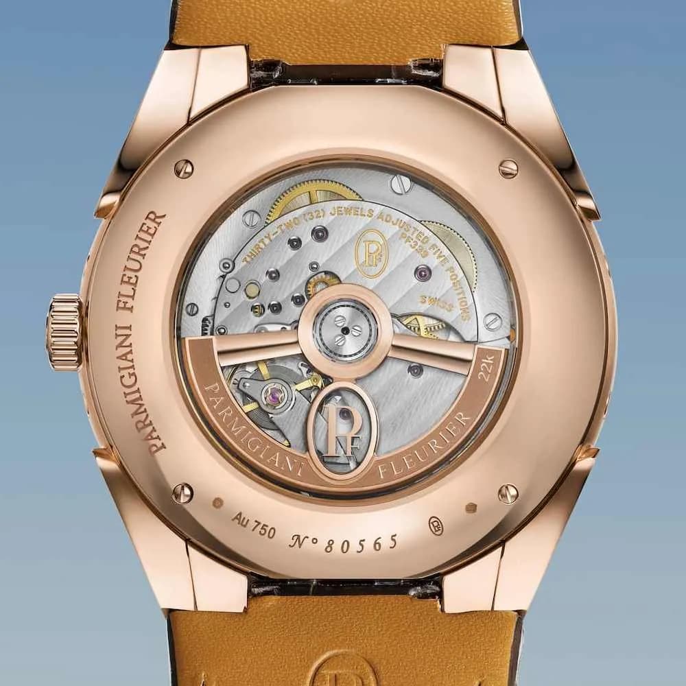 Parmigiani Fleurier Tonda Pf Gregorian Annual Calendar Rose Gold Warm Grey Strap