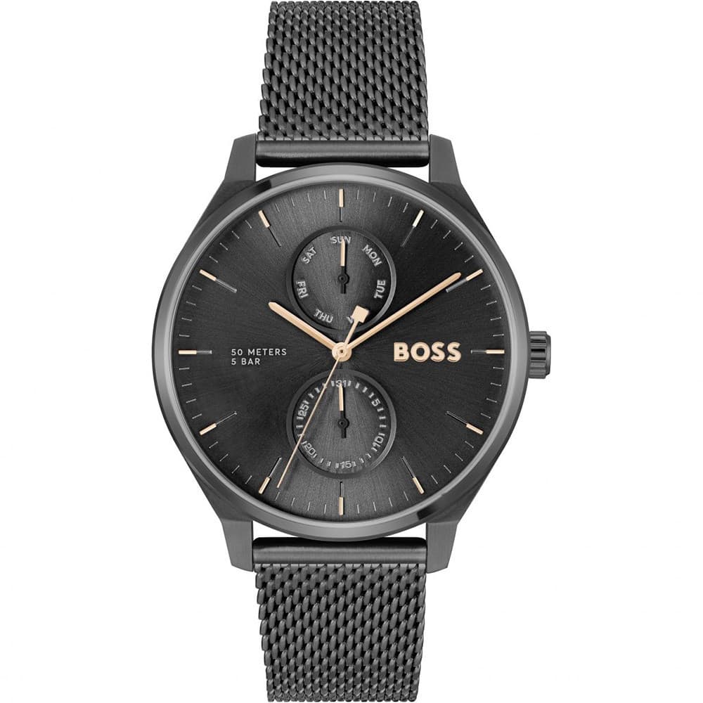 Hugo Boss Montre Boss Collection Business Tyler en Acier et PVD Noir
