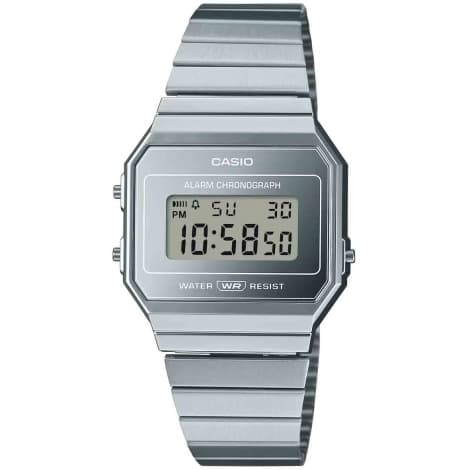 Casio Montre Casio Vintage - Série Iconic - Argent - A700WEV-7A