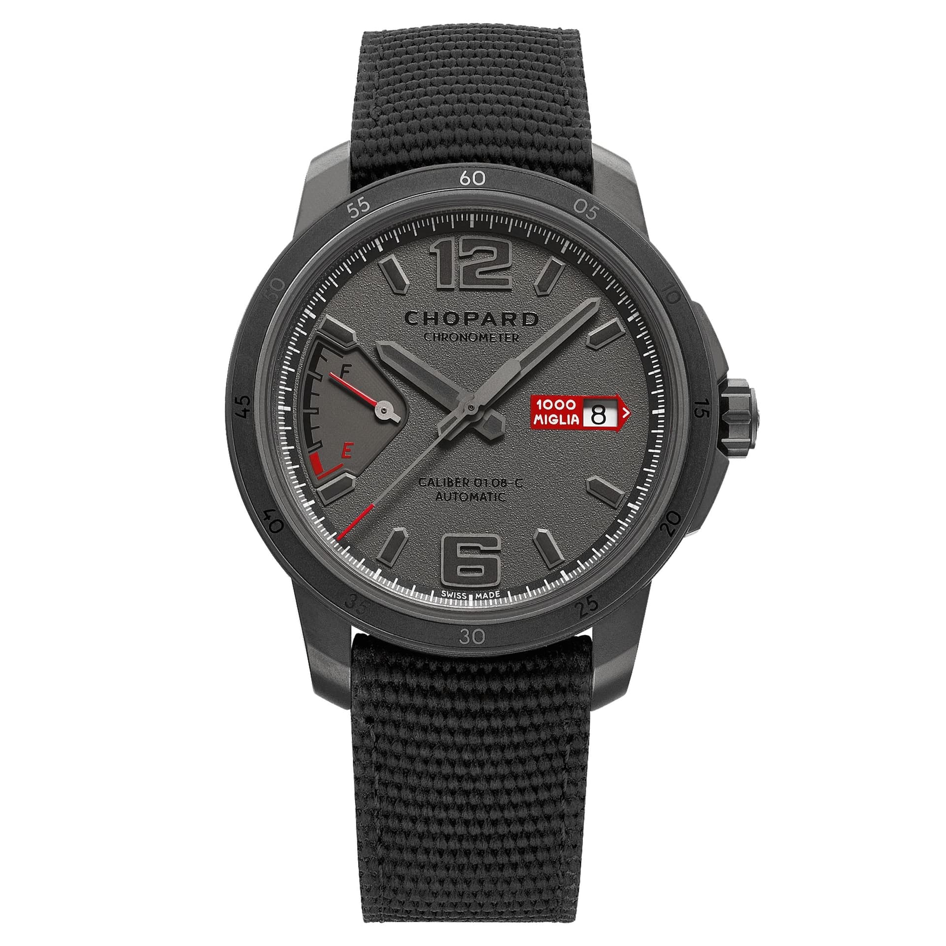 Chopard Montre Chopard Mille Miglia GTS Power Control automatique cadran anthracite bracelet caoutchouc noir 43 mm