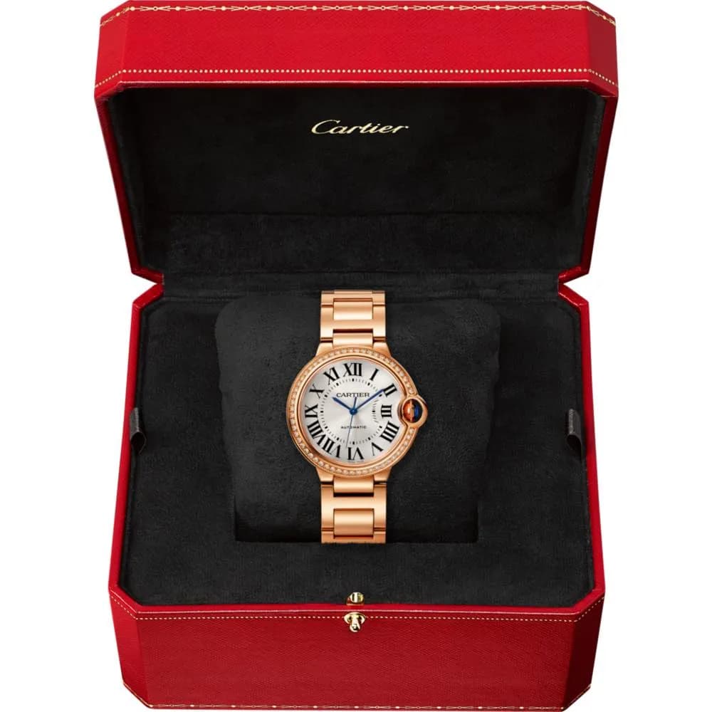 Cartier Ballon Bleu 36 mm — or rose