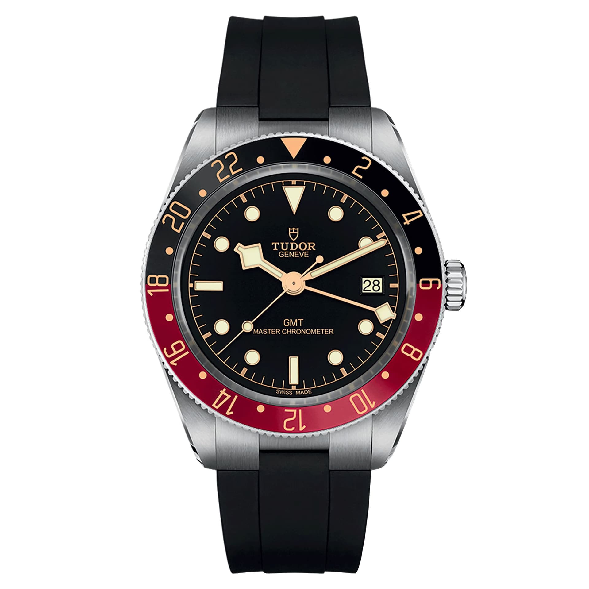 Tudor Black Bay 58 GMT — bracelet caoutchouc