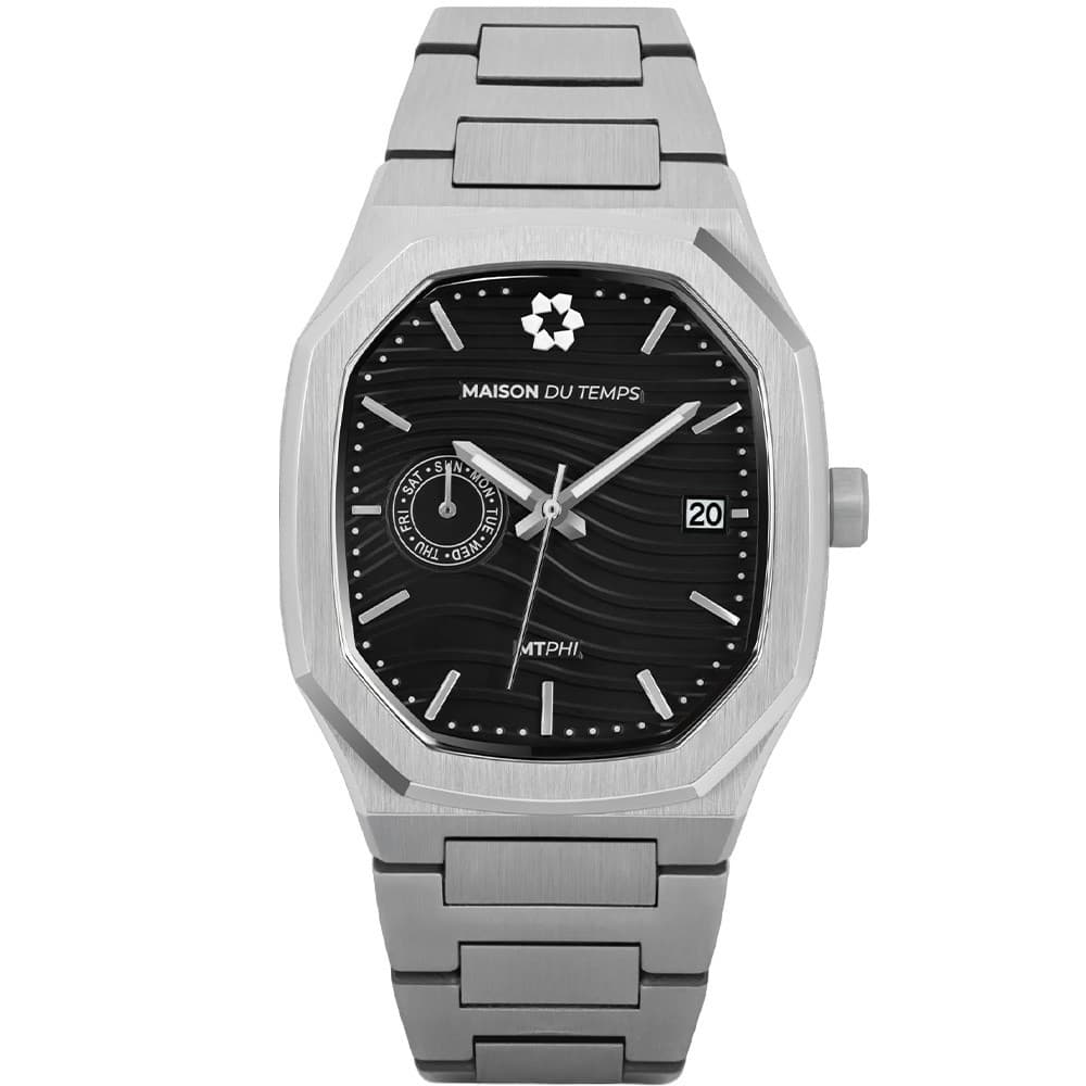 Maison du Temps Montre Maison du Temps Collection MTPhi en Acier Argenté