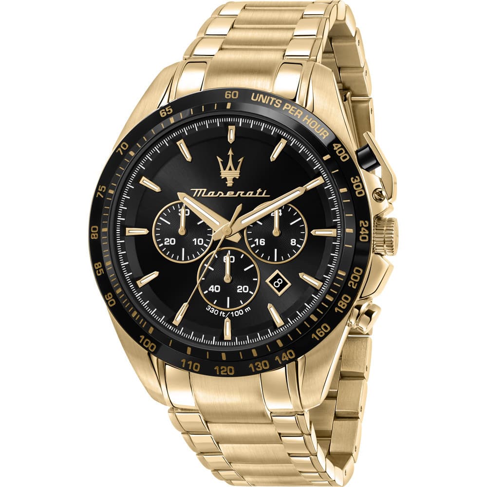 Maserati Montre Maserati en Acier Doré