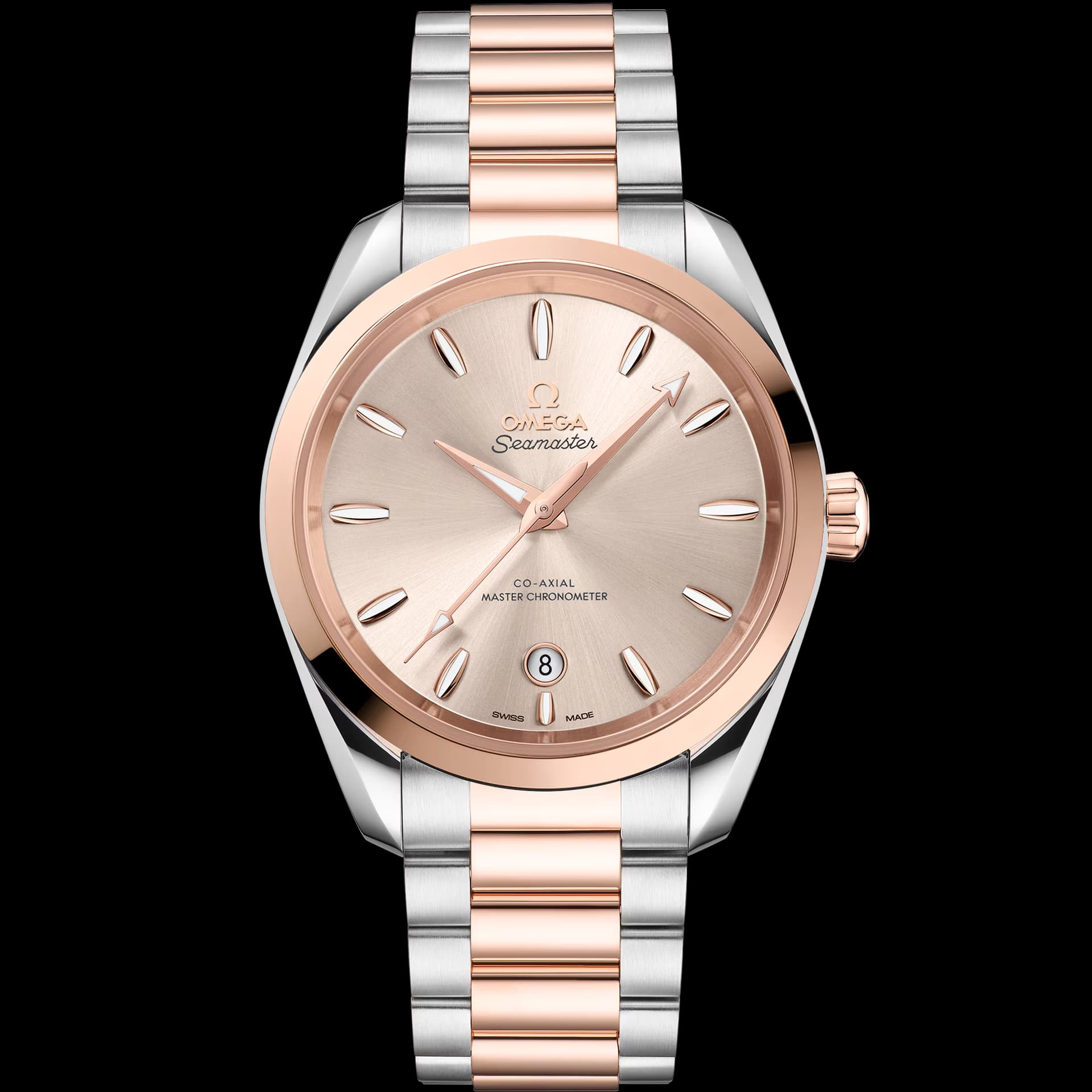 Omega Seamaster 38 mm, acier - or « Sedna™ » sur acier - or « Sedna™ »