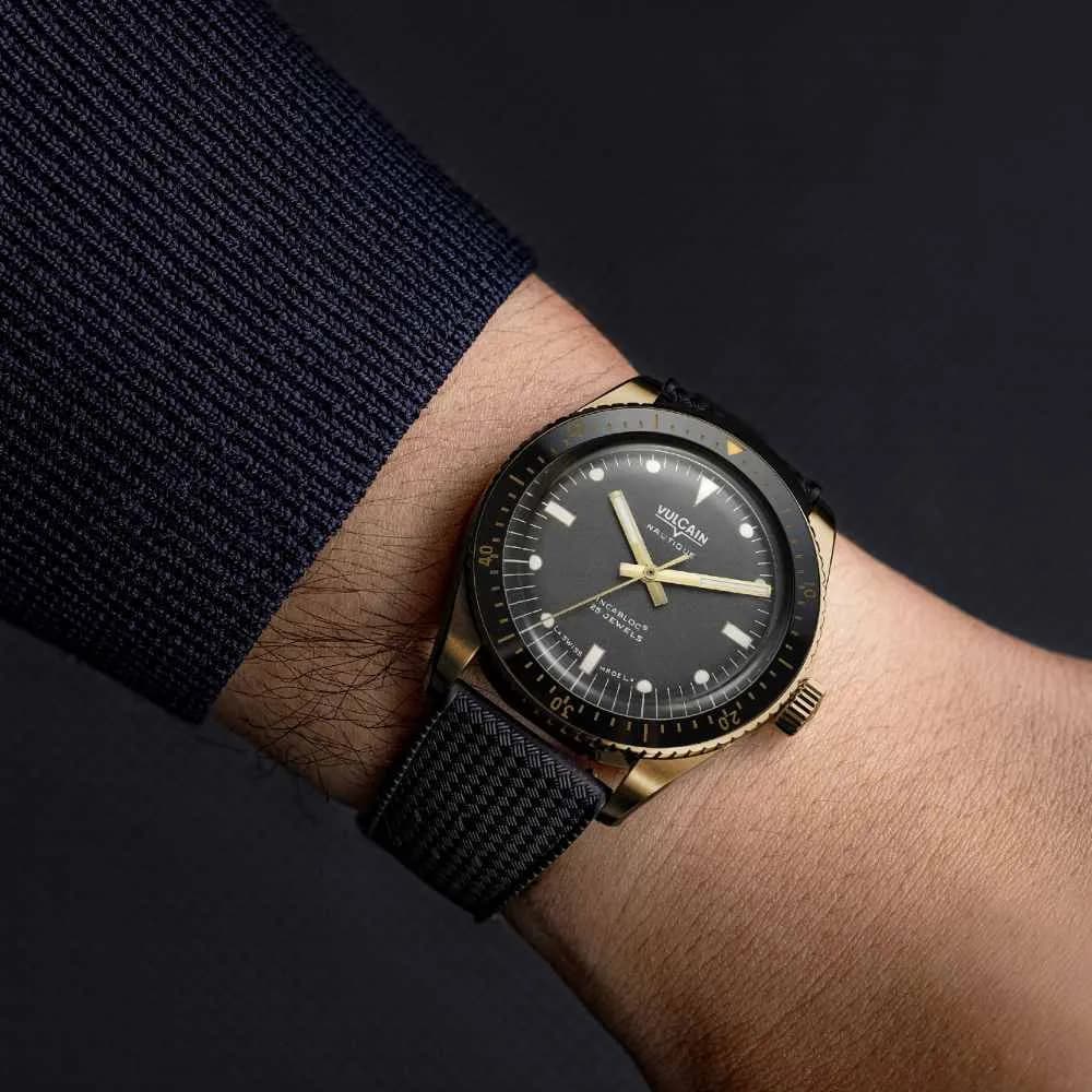 Vulcain Skindiver Nautique - Bronze & Gray