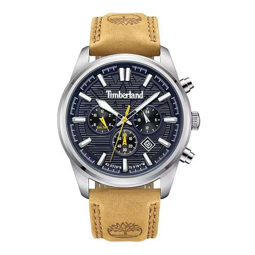 Timberland Montre Homme TIMBERLAND en Cuir Marron Etanche