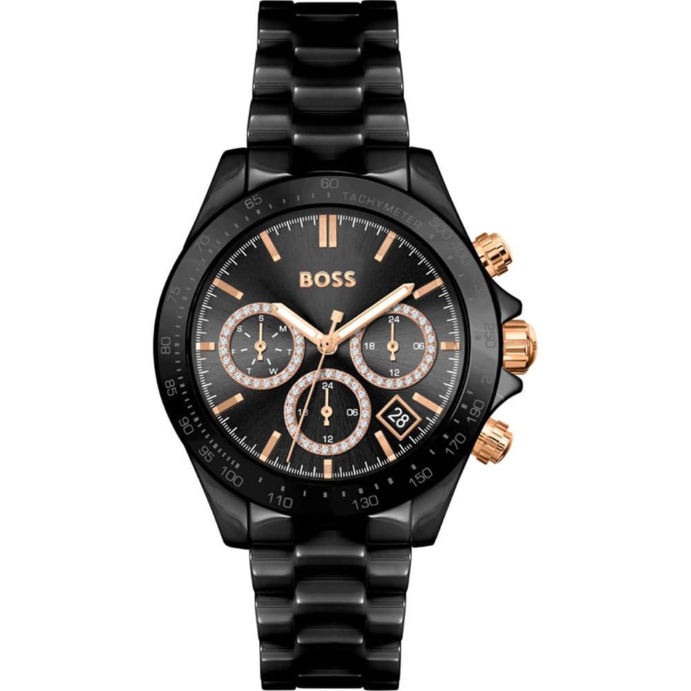 Hugo Boss Montre Boss Collection Sport Lux Novia Ceramic en Céramique Noir