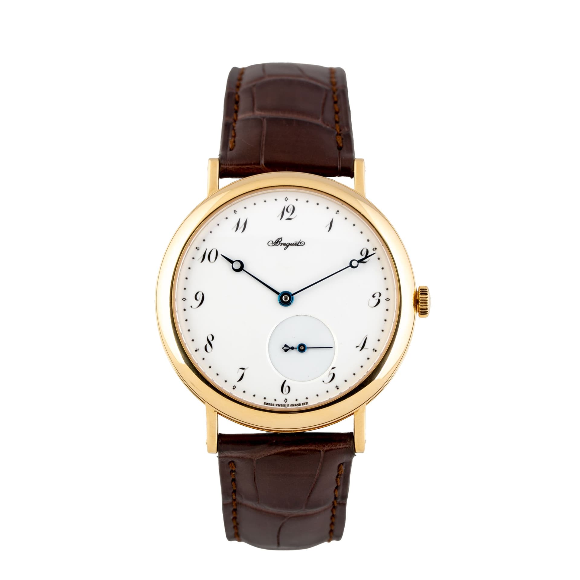 Breguet Montre Breguet Classique 5140 or jaune cadran email grand feu automatique 40 mm Full Set 2009