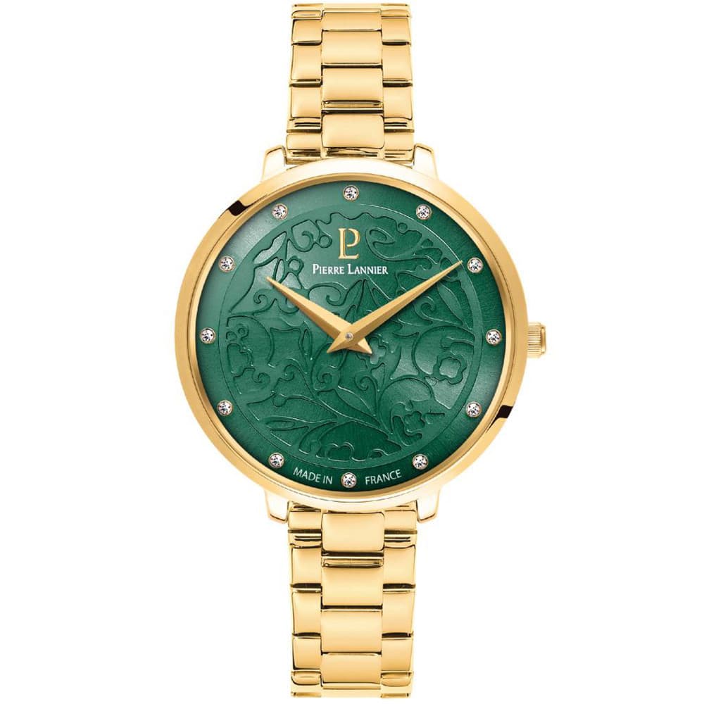 Pierre Lannier Montre Pierre Lannier Collection Eolia en Acier et PVD Doré