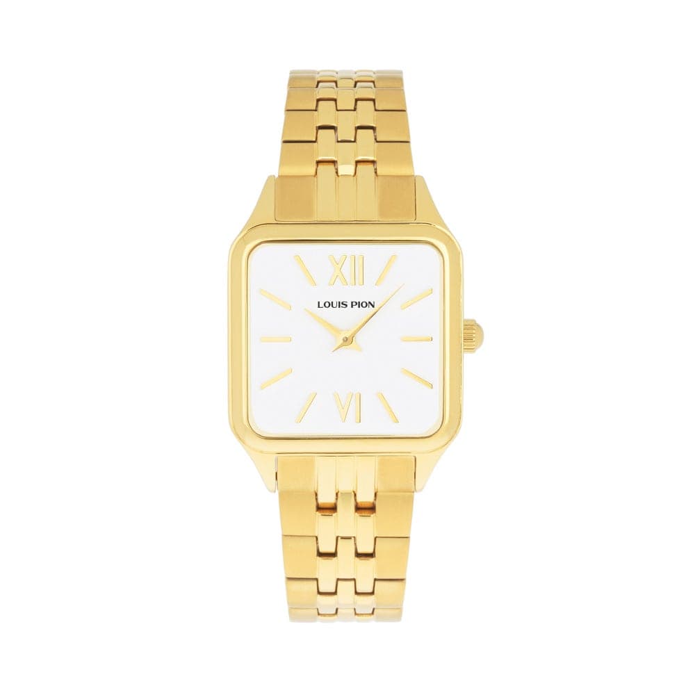 Louis Pion Montre quartz Femme Sienna Blanc