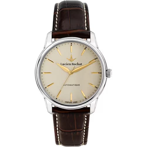 Lucien Rochat Montre Homme Lucien rochat Cuir véritable Marron R0421116016
