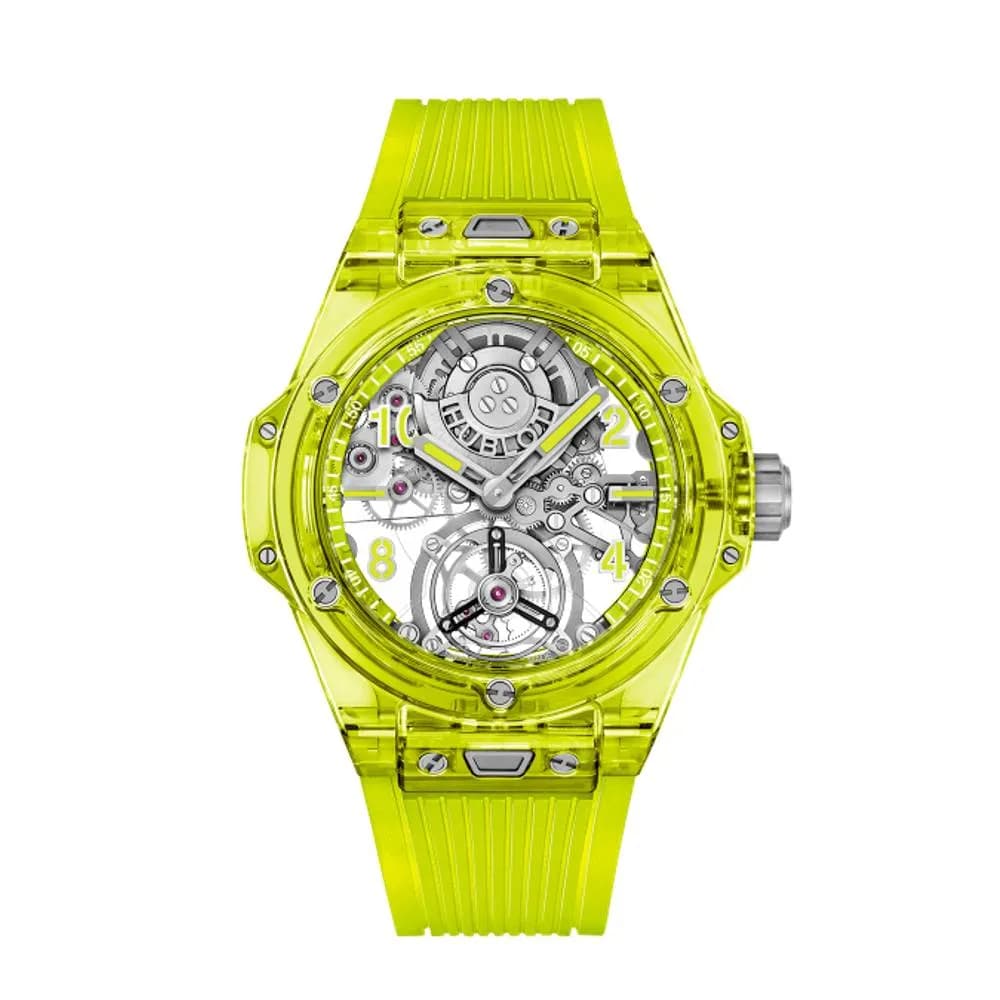 Hublot Tourbillon Automatic Yellow Neon Saxem