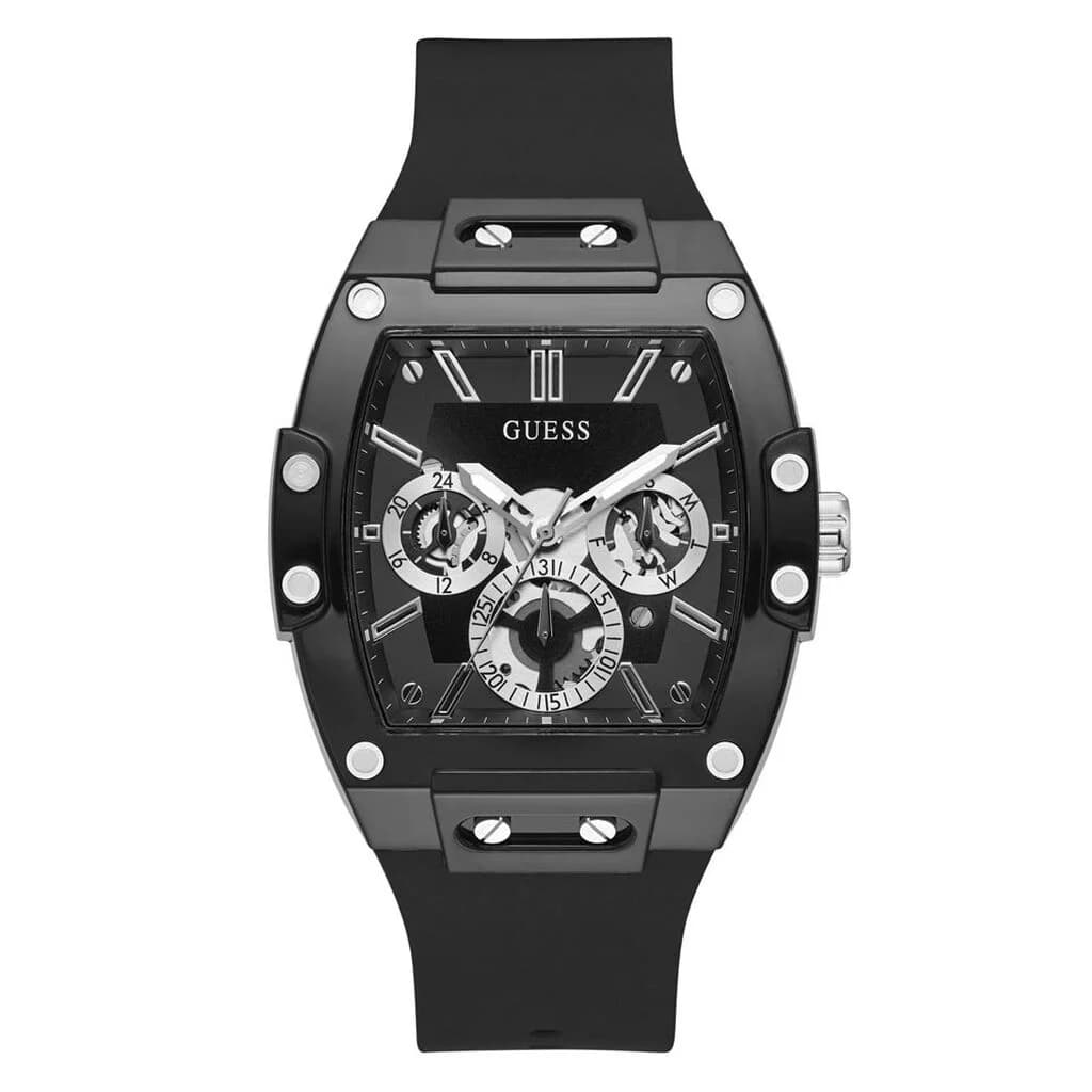 Guess Montre Guess Collection Phoenix en Silicone Noir