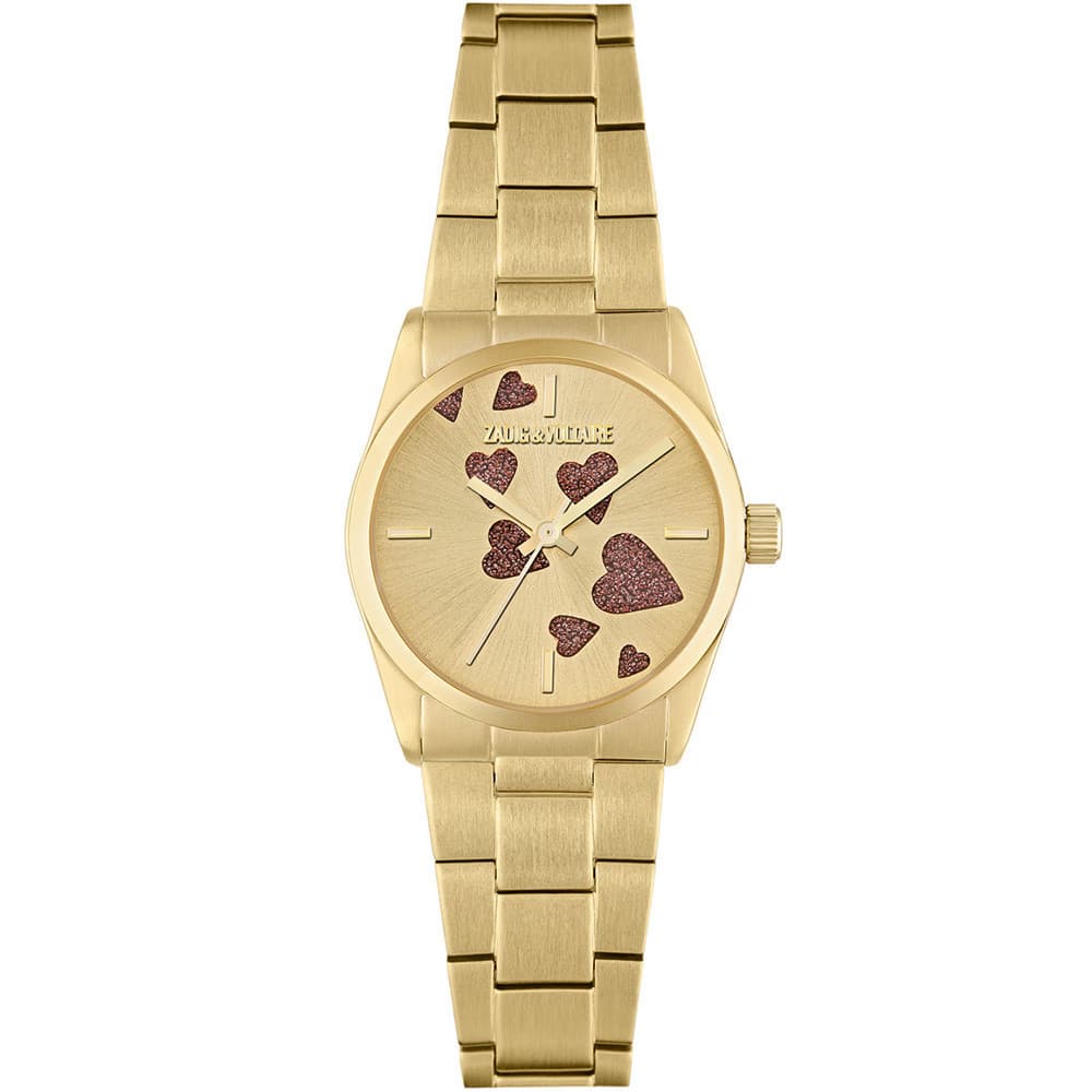 Zadig et Voltaire Montre Zadig et Voltaire Collection Zadig en Acier et PVD Doré