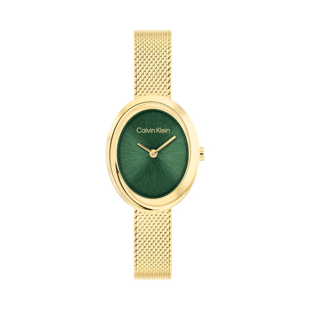 Calvin Klein Montre Calvin Klein Twisted Bezel 24 Vert