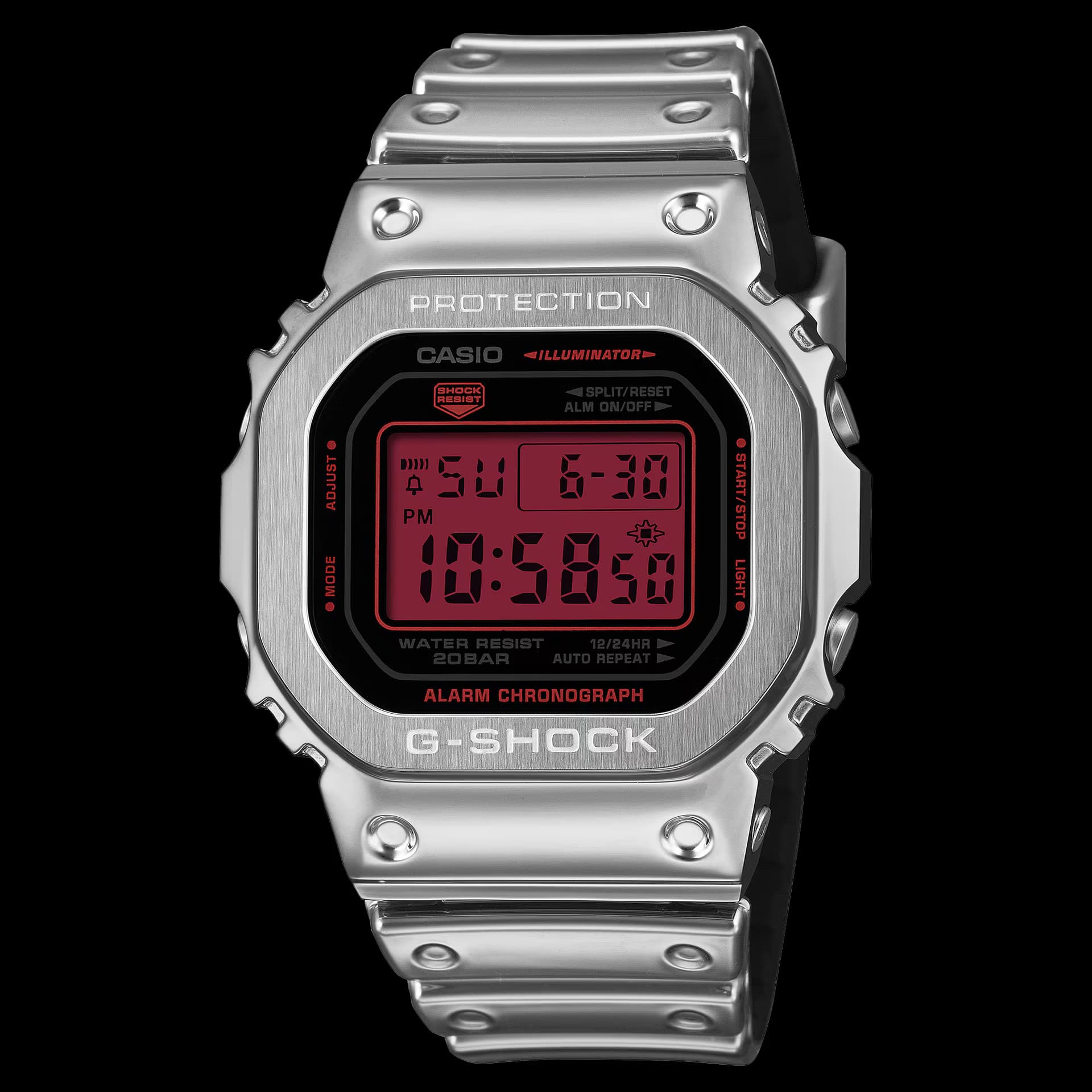 Casio GM-5600YRA — cadran noir