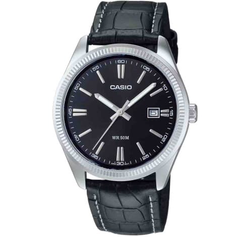Casio Montre Casio Timeless - Standard - Noir & Cuir - MTP-1302PL-1AV