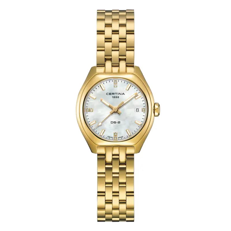 Certina Montre Certina DS-2 Lady Cadran Nacre Bracelet Acier inoxydable PVD