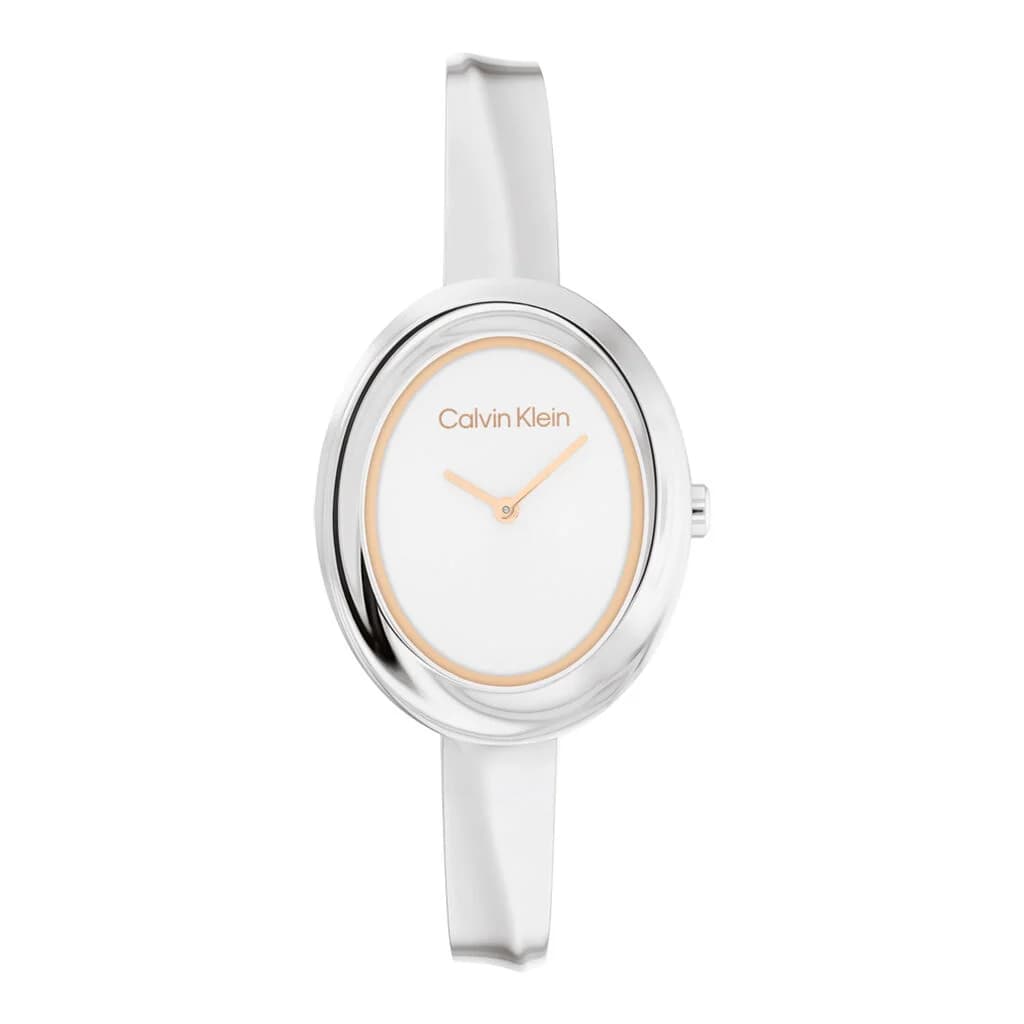 Calvin Klein Montre Calvin Klein Twisted Bezel Blanc