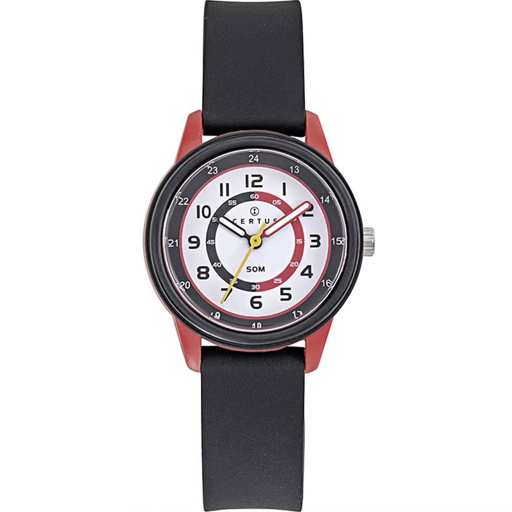 Certus Montre Certus en Silicone Noir