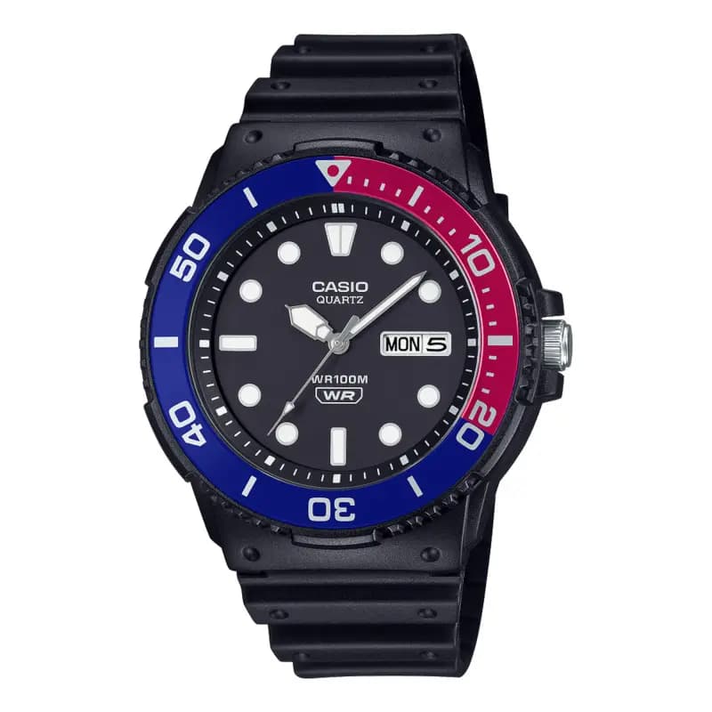Casio MRW-230 — boîtier tonneau