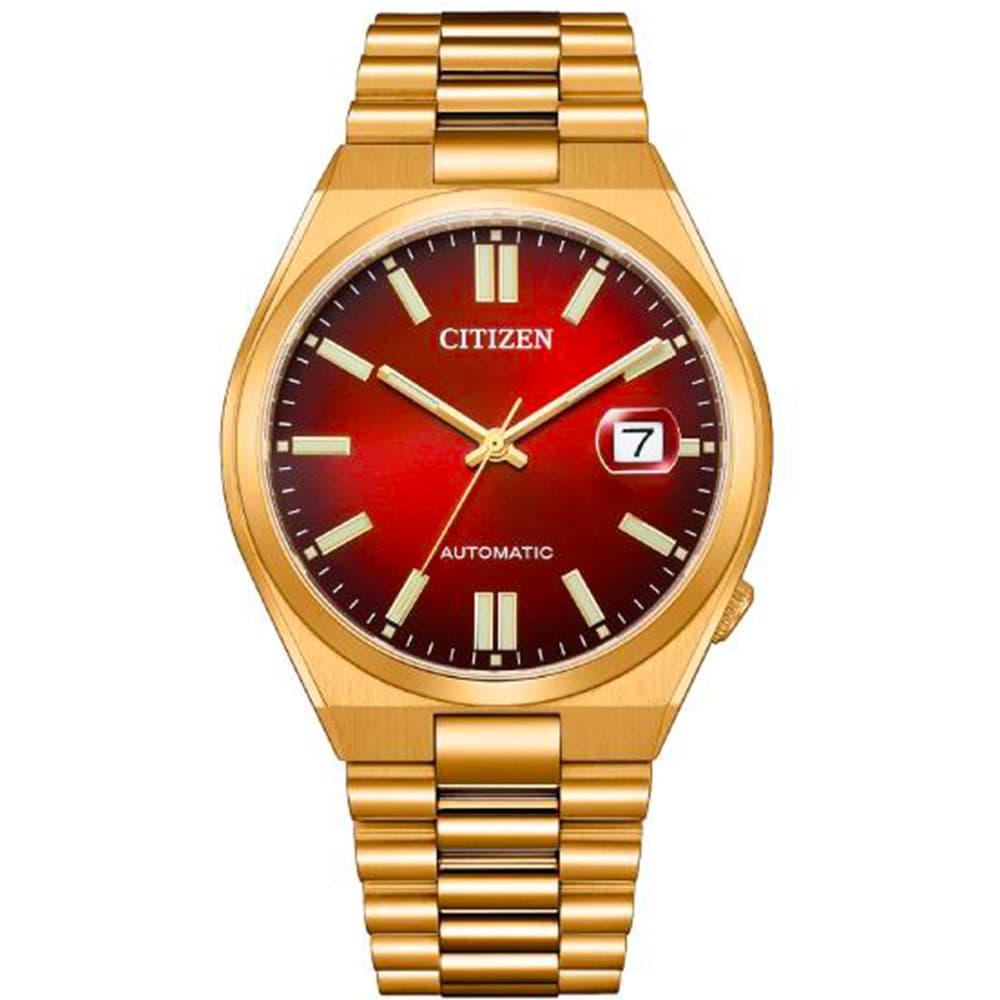 Citizen Montre Automatique Citizen Collection Tsuyosa en Acier et PVD Doré