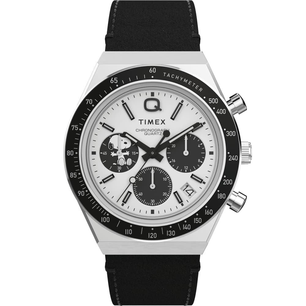 Timex Montre quartz Homme Q timex Noir, Blanc