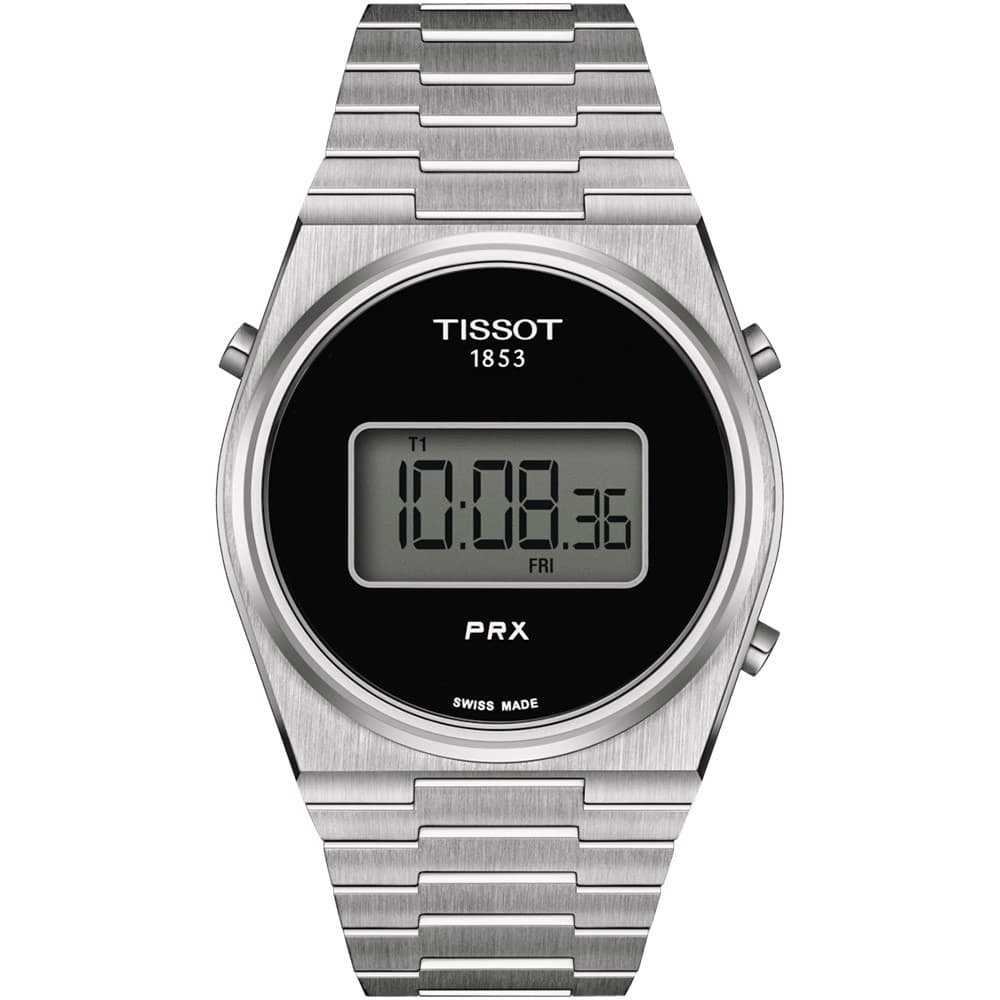 Tissot T-Classic PRX Digital — cadran noir