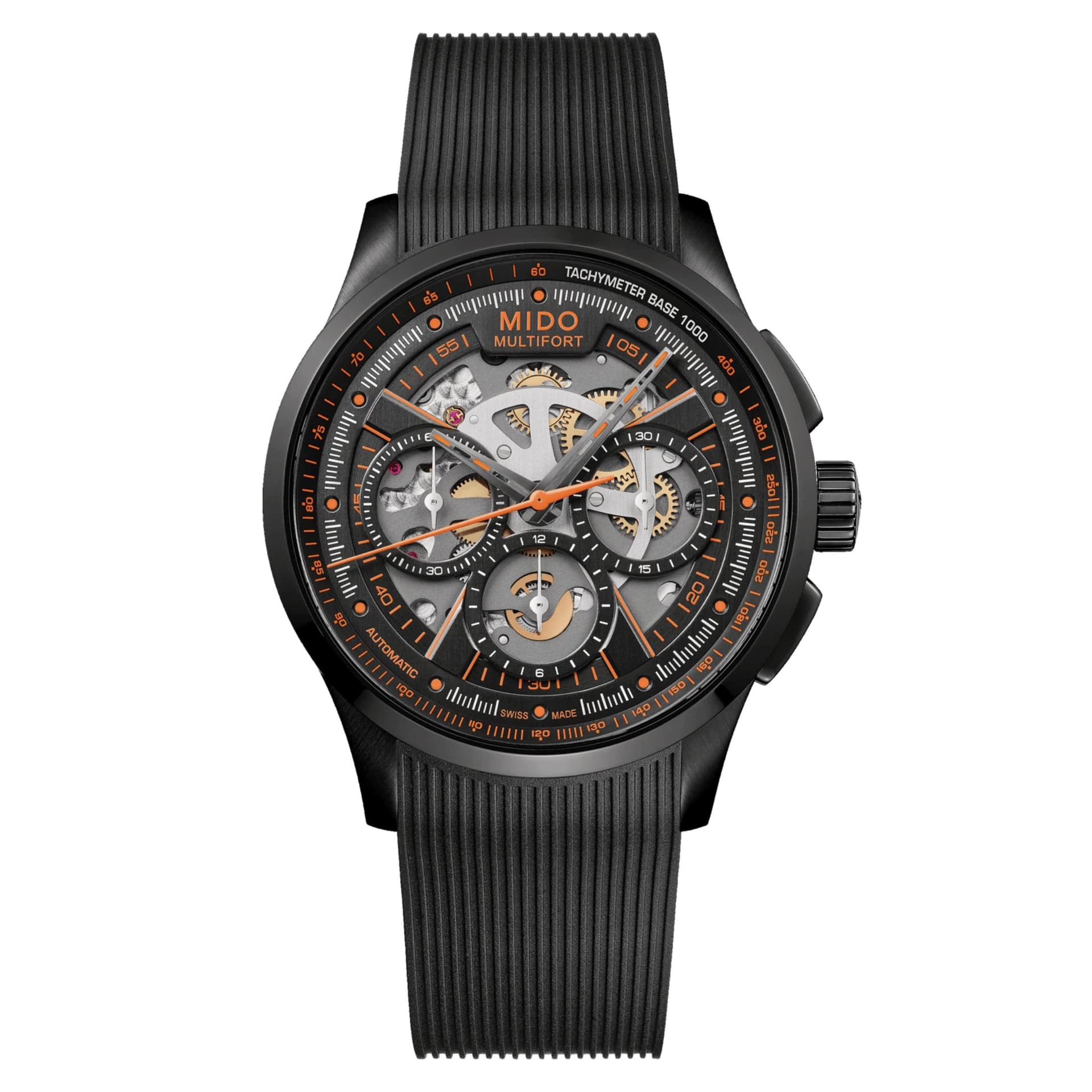 Mido Montre Mido Multifort Skeleton Chronograph 43 mm- M038.662.37.050.00