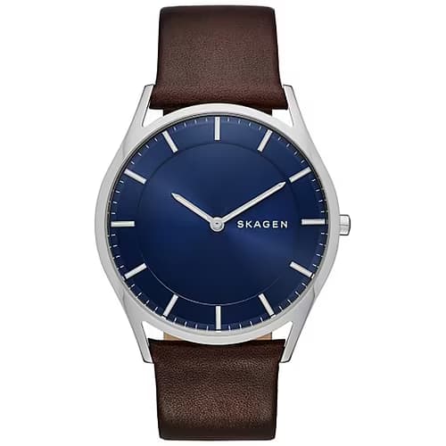 Skagen Montre Femme SKAGEN en Cuir Marron