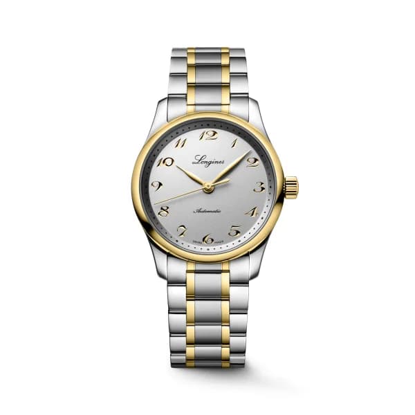 Longines Montre Longines Master Collection 34mm Index Doré Bracelet Acier