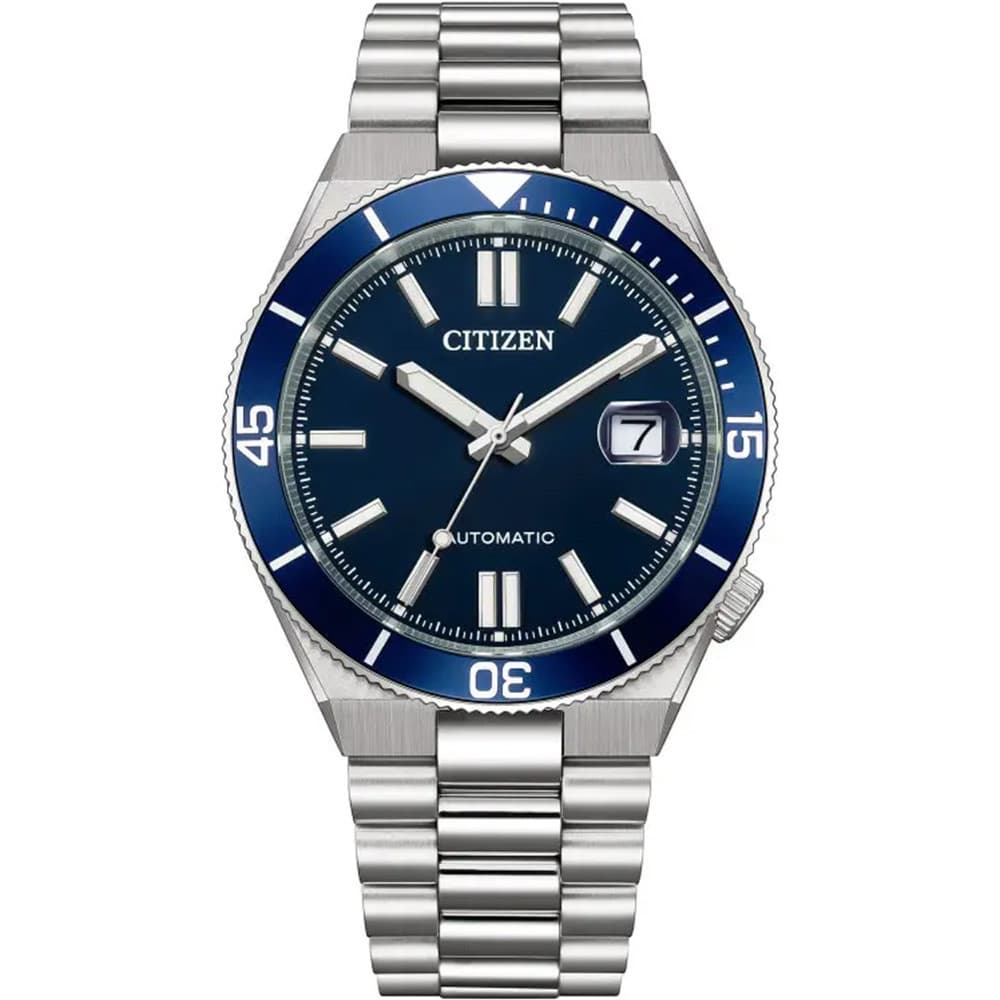 Citizen Montre Automatique Citizen Collection Tsuyosa Shore en Acier Argenté