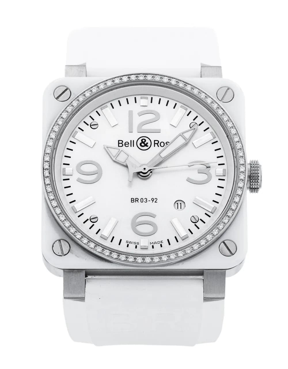 Bell & Ross Bell and Ross BR03-92 White Ceramic